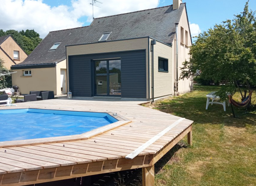 Extension bois Pont-Scorff Lorient