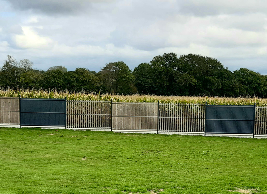 Pose clôtures bois Pont-Scorff