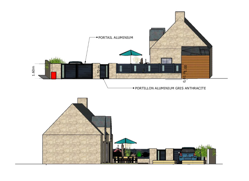 Plan aménagement Pont-Scorff Lorient