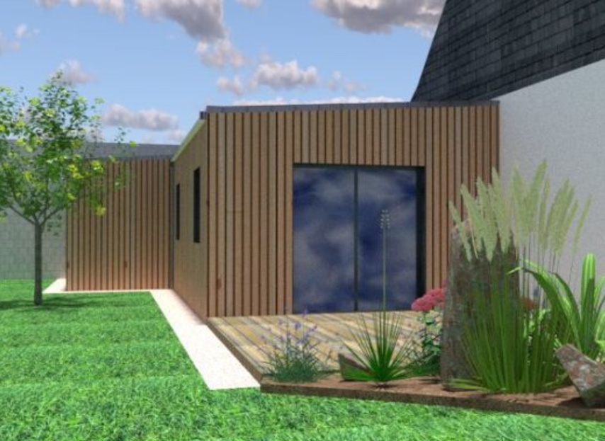 Plan Extension bois Pont-Scorff Lorient