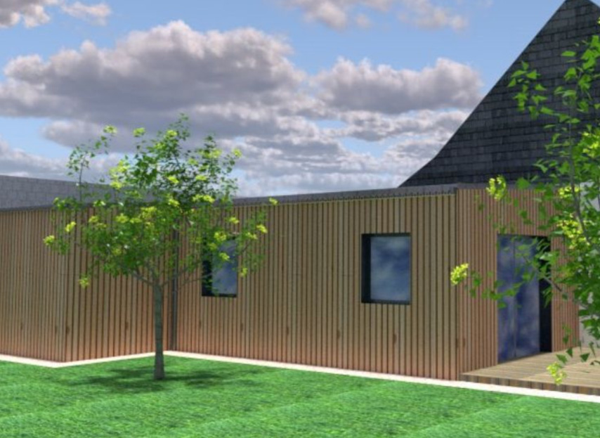 Plan Extension bois Pont-Scorff Lorient