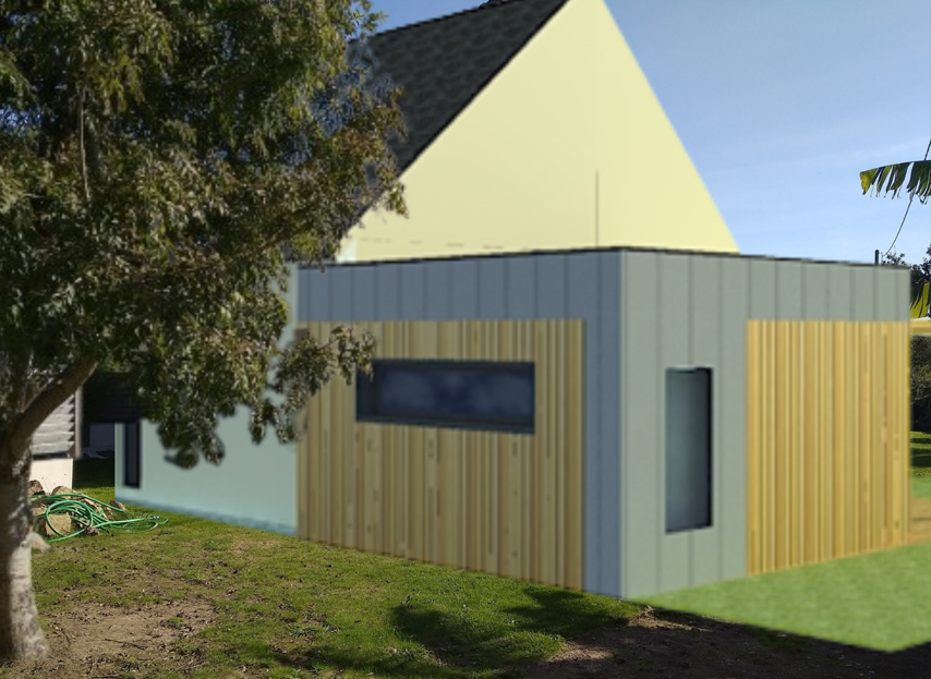 Plan Extension bois Pont-Scorff Lorient