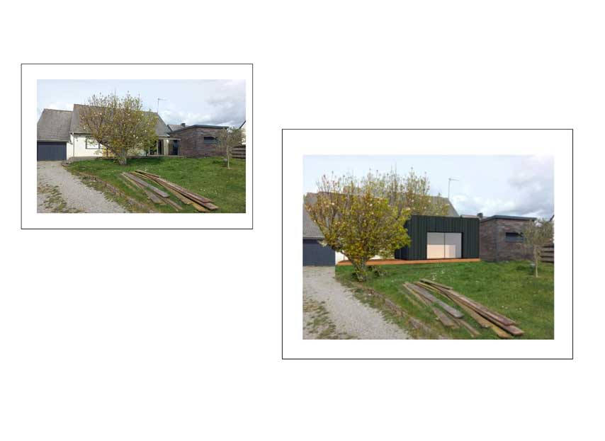 Plan Extension bois Pont-Scorff Lorient