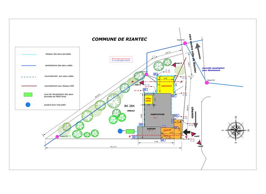 Plan Extension bois Pont-Scorff Lorient