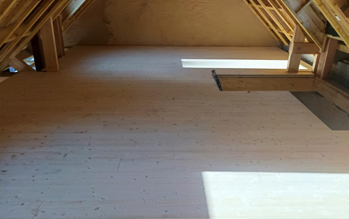 Pose plafond bois Pont-Scorff